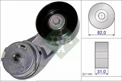 WILMINK GROUP wg1253525 -  Натяжная планка, поликлиновой ремень